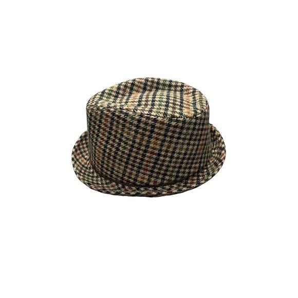 Four Buttons by San Diego Hat Co Womens Wool Blend  Houndstooth Trilby Hat - Picture 4 of 8